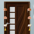 Decorative Lotus Shubh Labh Wall Hanging with Sacred Cow Motif for Auspicious Festive Home Decor. India’s Largest Pooja Accessories Brand – www.satvikstore.in