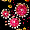 Decorative Metal Peacock Flower Urli with Tea Light (Pack of 3) – Set of three intricately designed metal urli featuring peacock flower motifs, each with a tea light holder for elegant decor. India’s Largest Pooja Accessories Brand – www.satvikstore.in