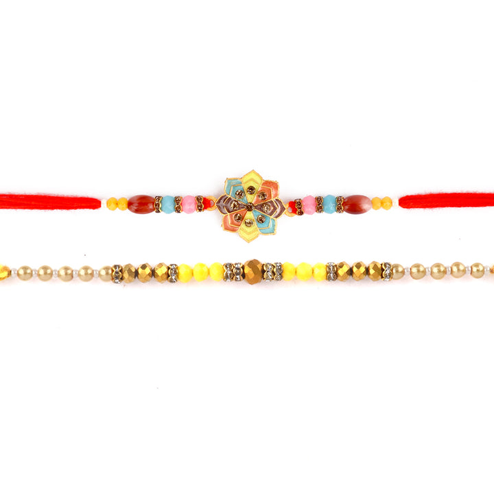 Browse our exclusive collection of Rakhi online 2023. Choose a stunning Rakhi set of 2 for your beloved brother, bhaiya, or bhai. Discover designer Rakhi and beautiful Rakhi options. Send Rakhi and Rakhi combos abroad with ease. Explore Indian Rakhi and find the perfect Rakhi gift at SatvikStore.in."