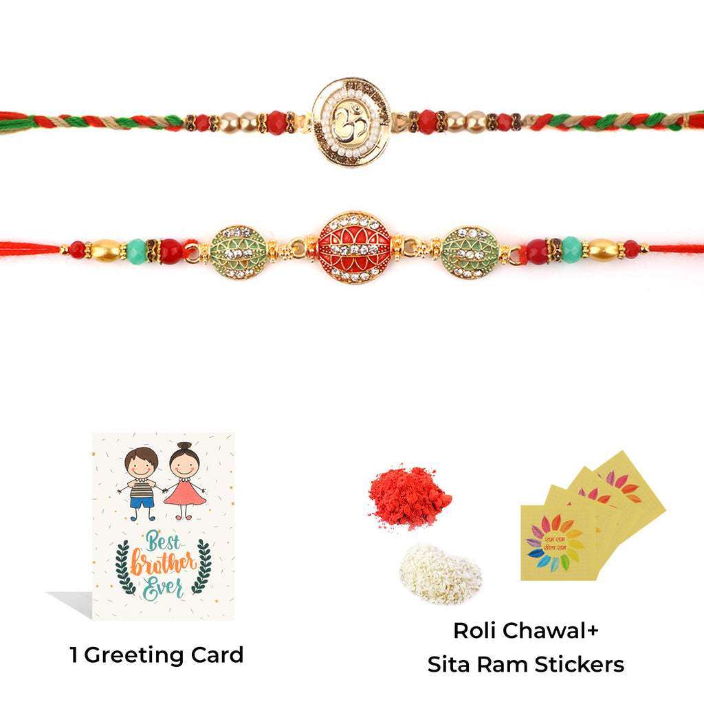 Explore our exquisite collection of Rakhi online 2023. Choose from a stunning Rakhi set of 2, perfect for brothers, bhaiya, and bhai. Shop designer Rakhi and beautiful Rakhi online to send Rakhi abroad. Celebrate with Indian Rakhi and find the perfect Rakhi gift at SatvikStore.in."