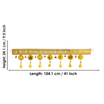 Resin Toran For Door Decoration (Yellow)