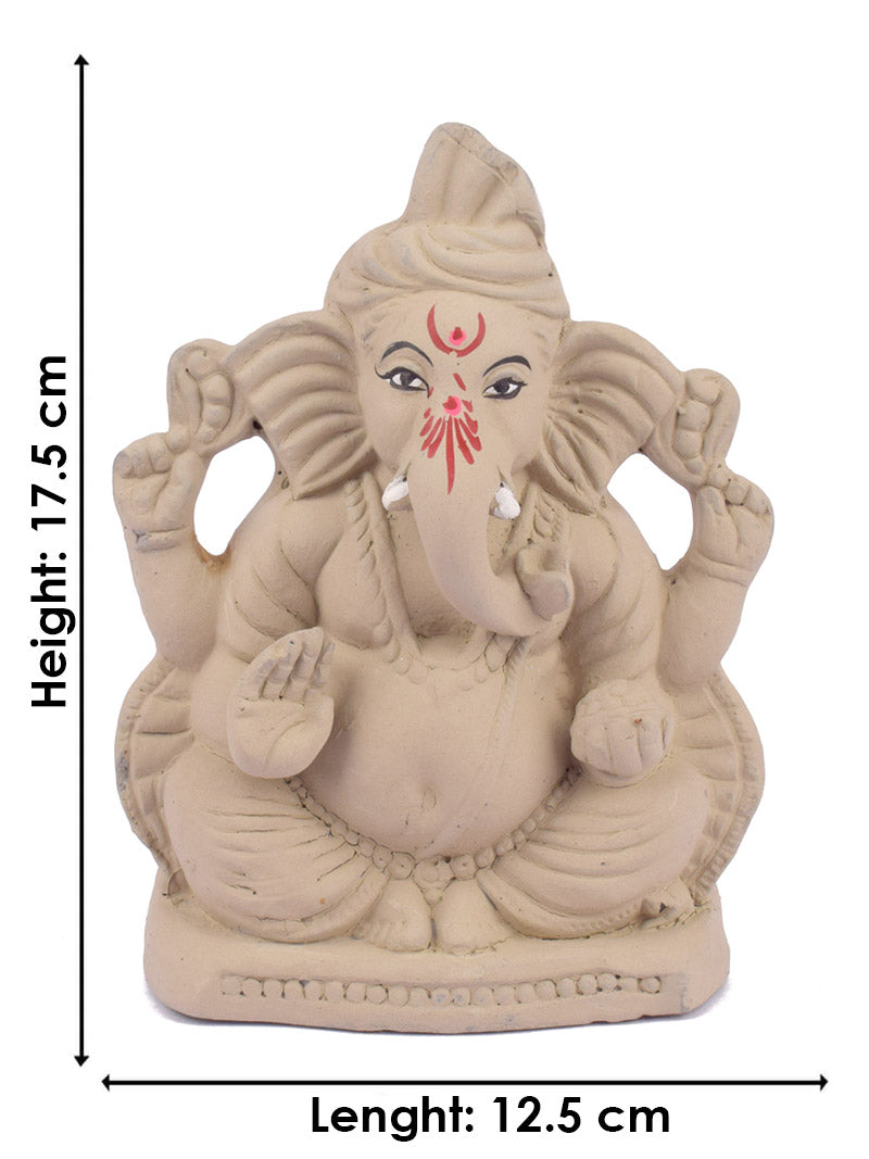 7 Inch Ganesha Eco Frenidly with Folded Legs