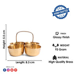 Elegant Brass Chaumukh  Container