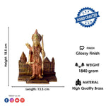 7.2 Inch Victorious Ram Mandir/Temple with Lord Ram