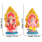 Harmony of Blessings Laxmi Ganesha Sculpture