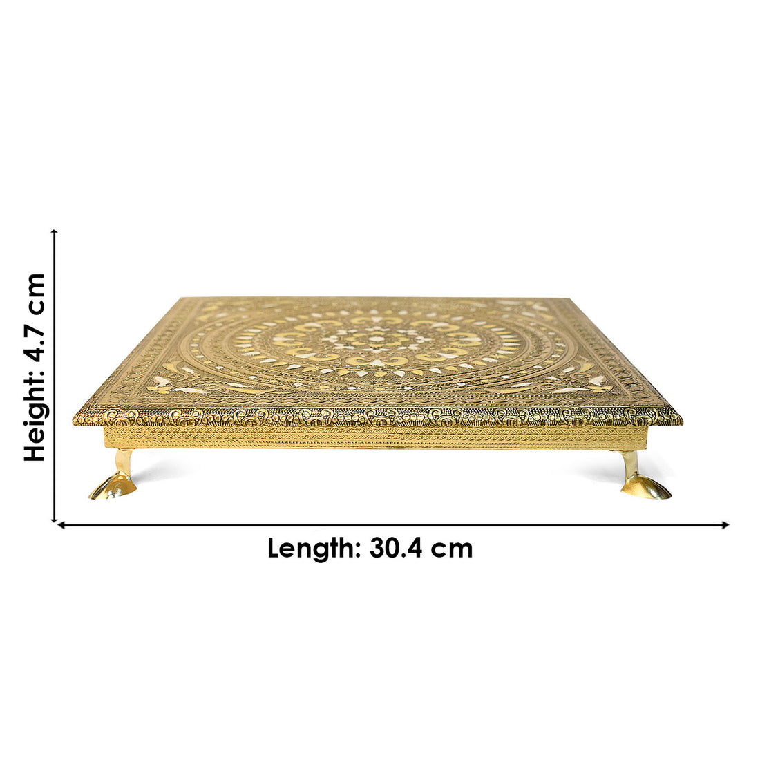 Vibrant Traditions: Meenakari-Embellished Worship Chowki