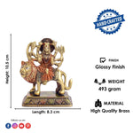 4.1 Inch Elegant Durga Maa Idol for Home Temple & Festive Decor