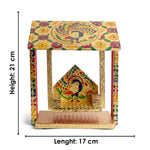 Unique Hut Shape Jhula for Laddu Gopal