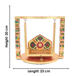 Stunning Meenakari Laddu Gopal Jhula