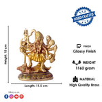 5.9 Inch Divine Brass Maa Kali Sculpture
