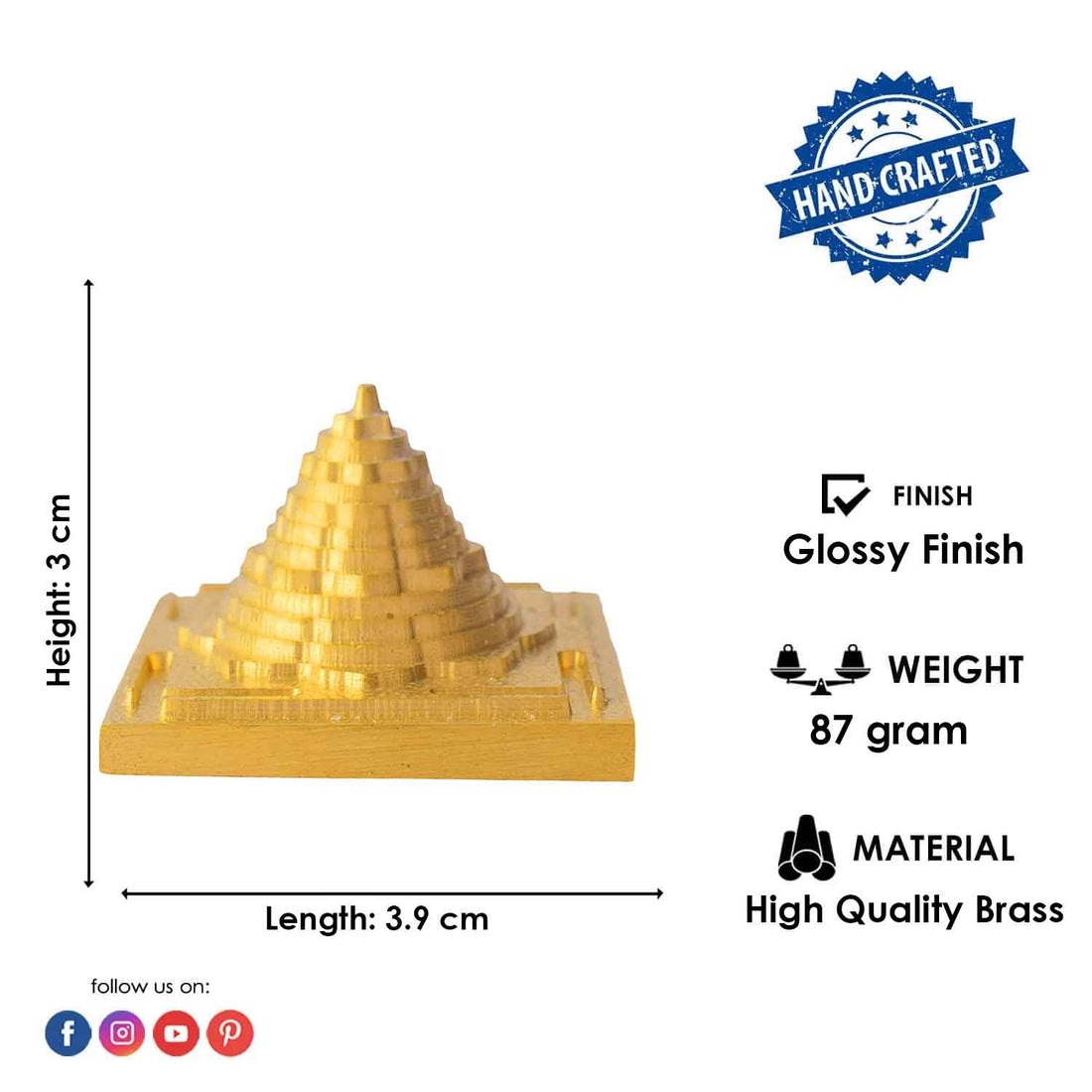 Meru Shree Yantra (1.5 Inch)