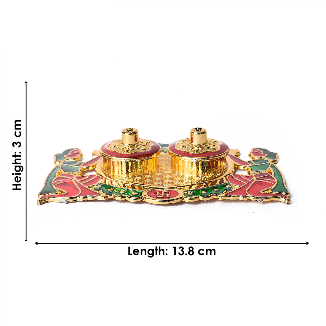 Traditional Design Kumkum Container for Rituals