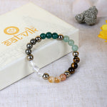 7 Horses Pyrite Frame & Dhanyog Bracelet Combo