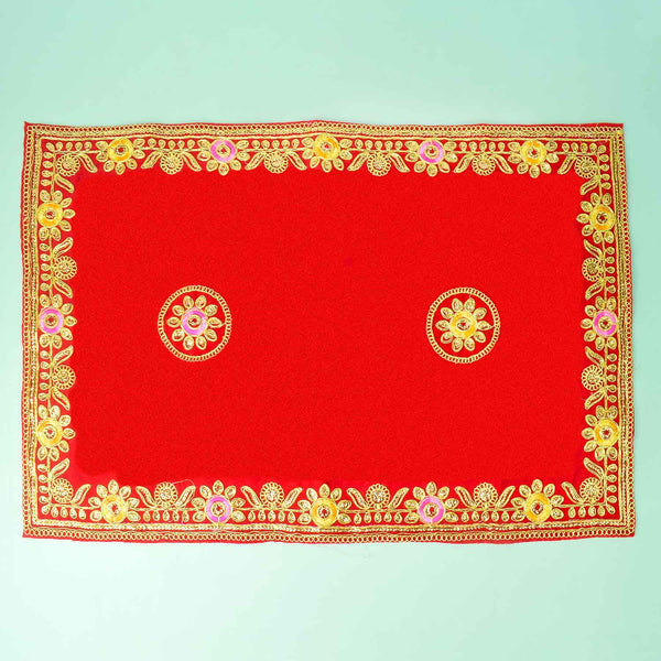 Flower Designer Aasan 16x24 Inch (Big) – Pack of 4
