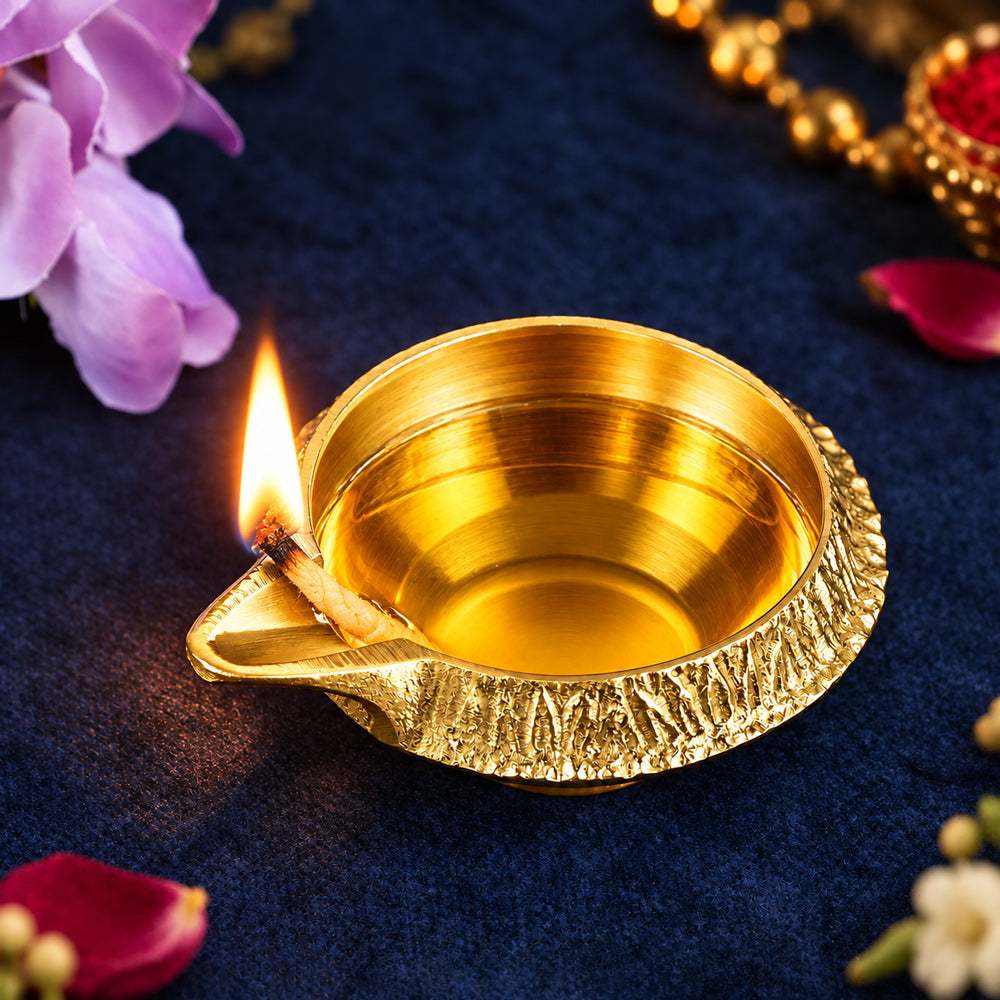 Beautiful Pure Brass Kuber Diya