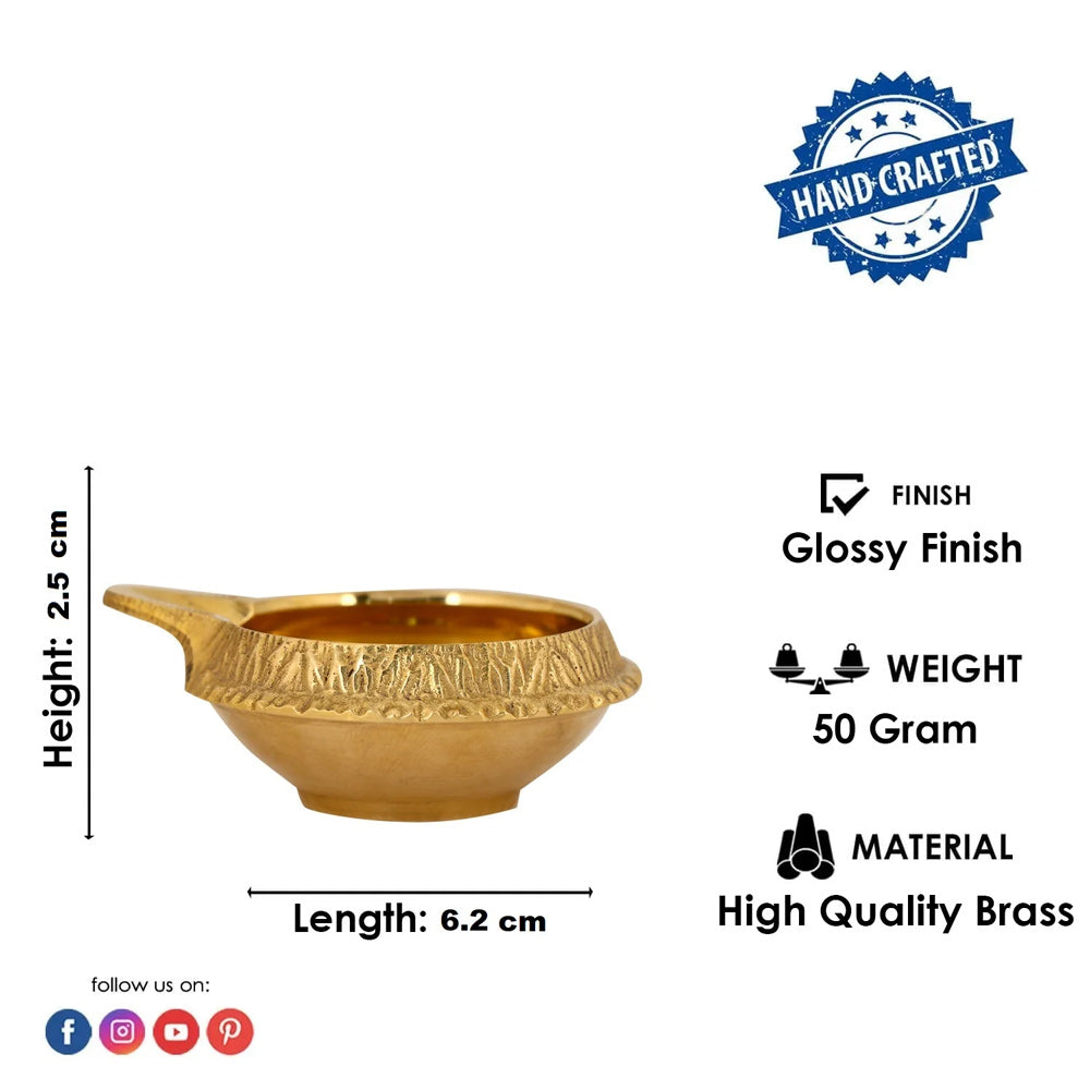 Beautiful Pure Brass Kuber Diya