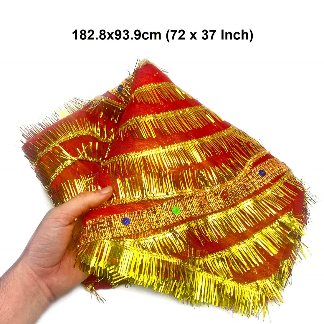 Mata ki Chunari Largest 182.8x93.9cm (72 x 37 Inch)