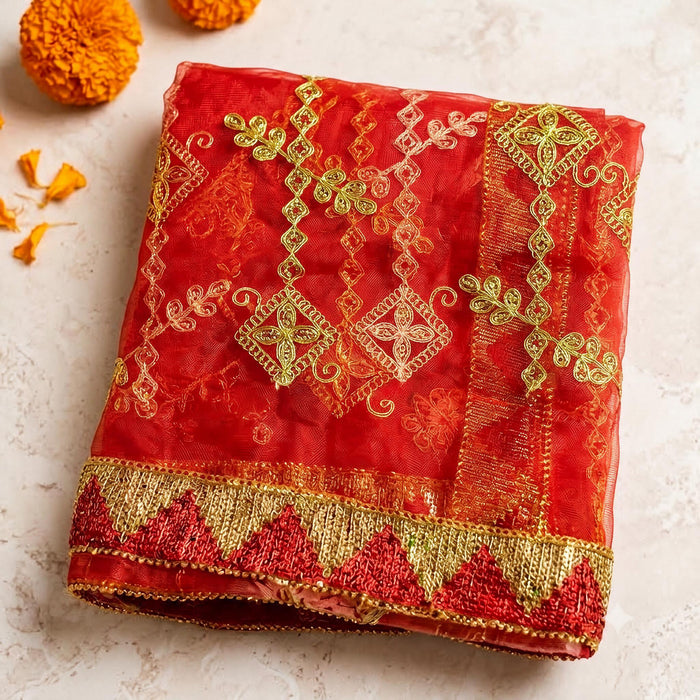 Blessed Mata Ki Chunni (84x41 inch)