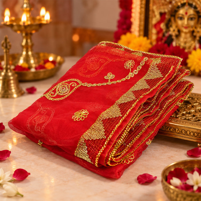 Exclusive Mata Ki Chunari (84x40 inch)
