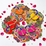 Size 0 to 4 Royal Heavy Peacock Embroidery Laddu Gopal Dress