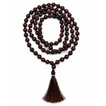 108 Beads Purple Ruby Stone Healing Mala for Meditation & Spiritual Growth