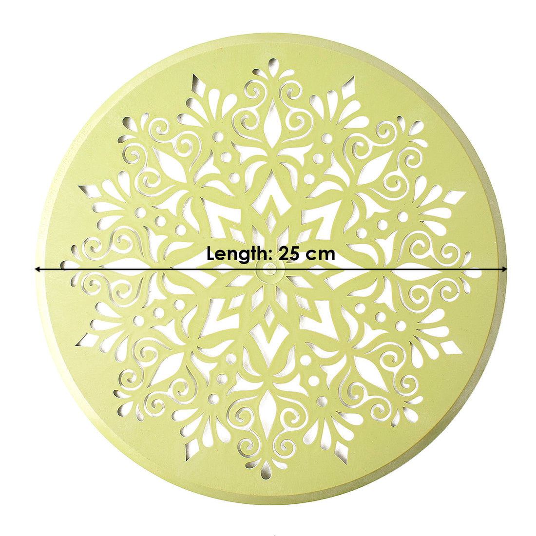 Floral Swirl Design Quick & Easy Rangoli Maker Stencil