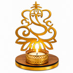 Handmade Lord Ganesha Shadow Diya