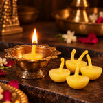 60 min. Pure Cow Ghee Diya Wicks (Wax Free)