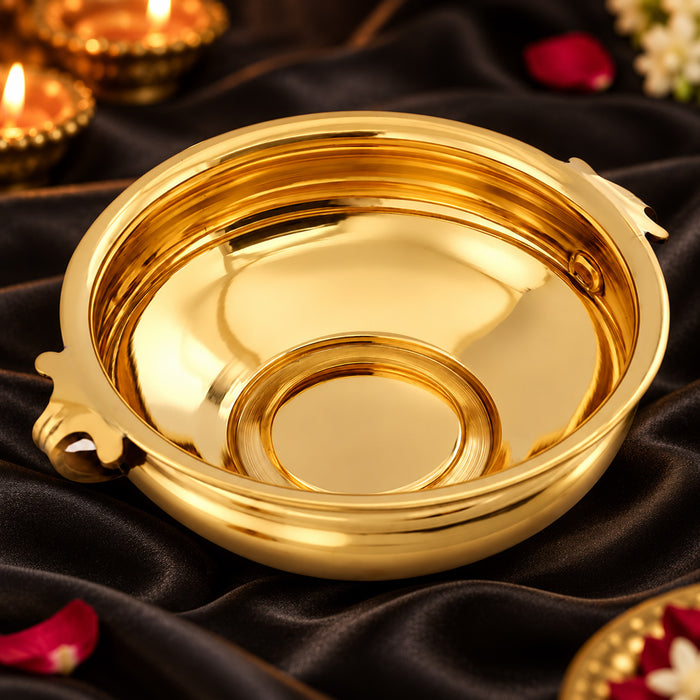 8 Inch Decorative Brass Designer Urli
