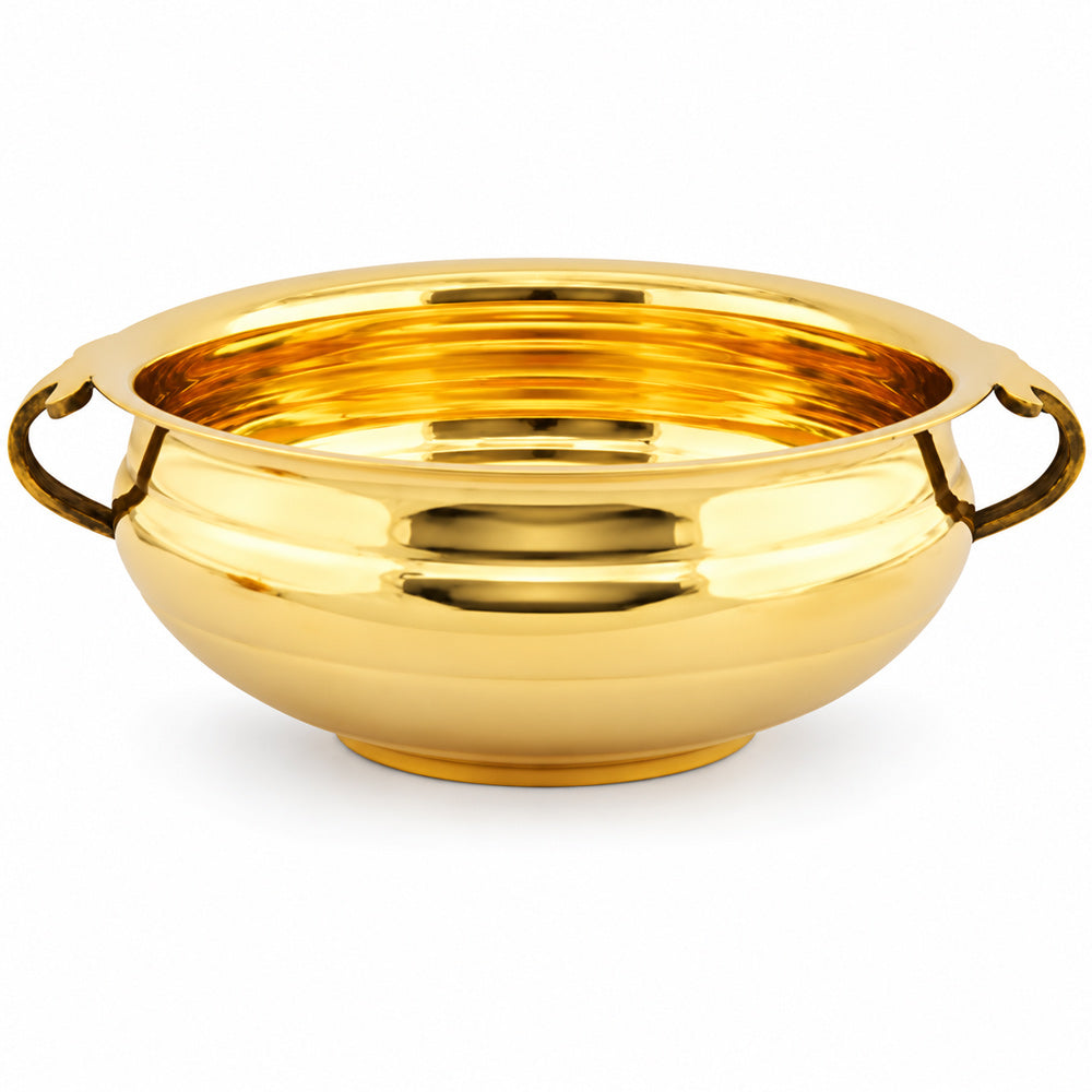 8 Inch Decorative Brass Designer Urli