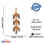 12.5 Pure Brass Laxmi Ganesh Saraswati Wall Hanging