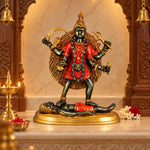 12 inch Brass Colorful Kali Maa Idol