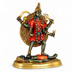 12 inch Brass Colorful Kali Maa Idol