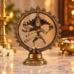 5 Inch Petite Nataraj Brass Idol