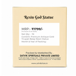 Premium Antique Gold Tirupati Balaji Resin Statue
