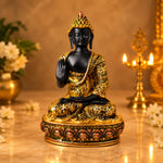 13 Inch Buddha Statue in Sitting Pose – Majestic and Serene