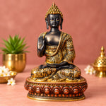 13 Inch Buddha Statue in Sitting Pose – Majestic and Serene