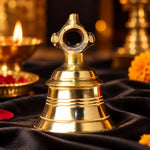 8.5 Inch Premium Brass Pooja Bell -  Ghanta for Mandir