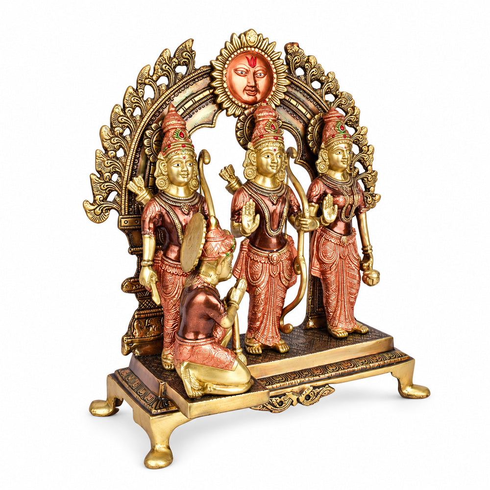 15.7 Inch Graceful Ram Darbar in Brass