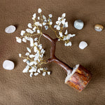 Rainbow Moonstone Crystal Healing Tree for Peace
