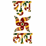 Shimmering Shubh and Labh Diwali Stickers