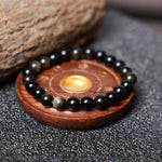 8mm Authentic Black Obsidian Healing Bracelet