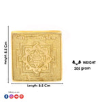Asht Dhatu Large Laxmi Yantra – Attract Good Fortune & Growth