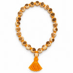 Ram Engraved Beads Mani Mala with Tassel