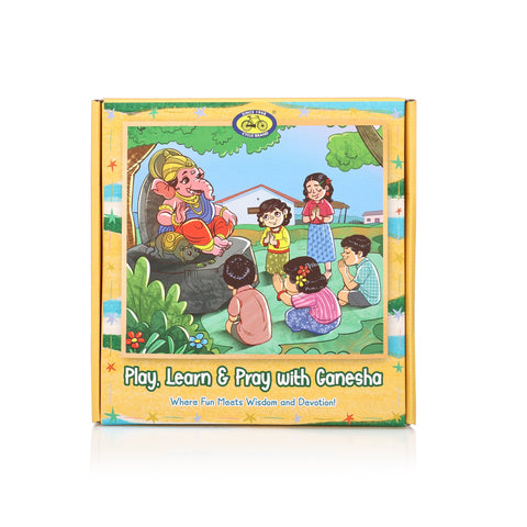 Ganesha devotional activity kit for kids with learning materials
