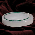 Green aventurine healing stone anklet for luck and prosperity. India’s Largest Puja Accessories Brand- www.satvikstore.in