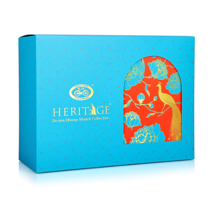 Heritage Divine Shakti pack with brass dhuni and sambrani cups