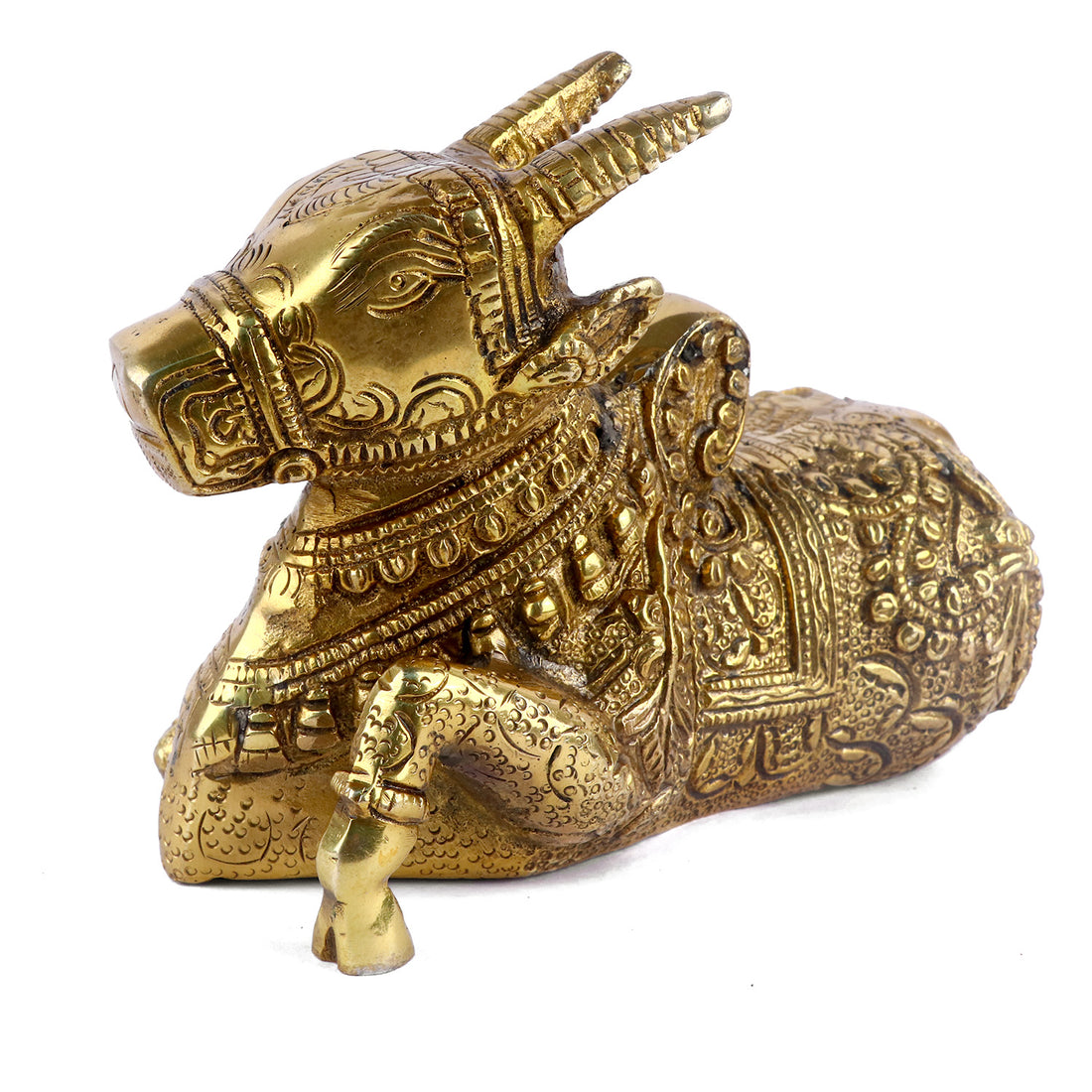 Decorative Handcrafted Brass Nandi