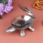 Silver Plated Multi-Color Turtle