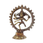 5 Inch Petite Nataraj Brass Idol